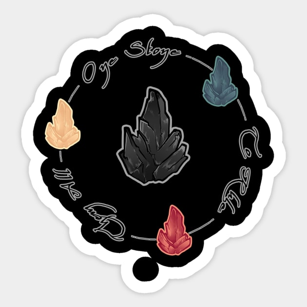 One stone to rule them all - Simple version Sticker by ArryDesign